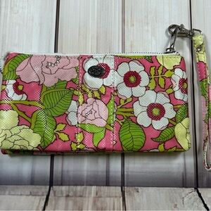 Floral Pink Wristlet #twee #mod #retro #preppy